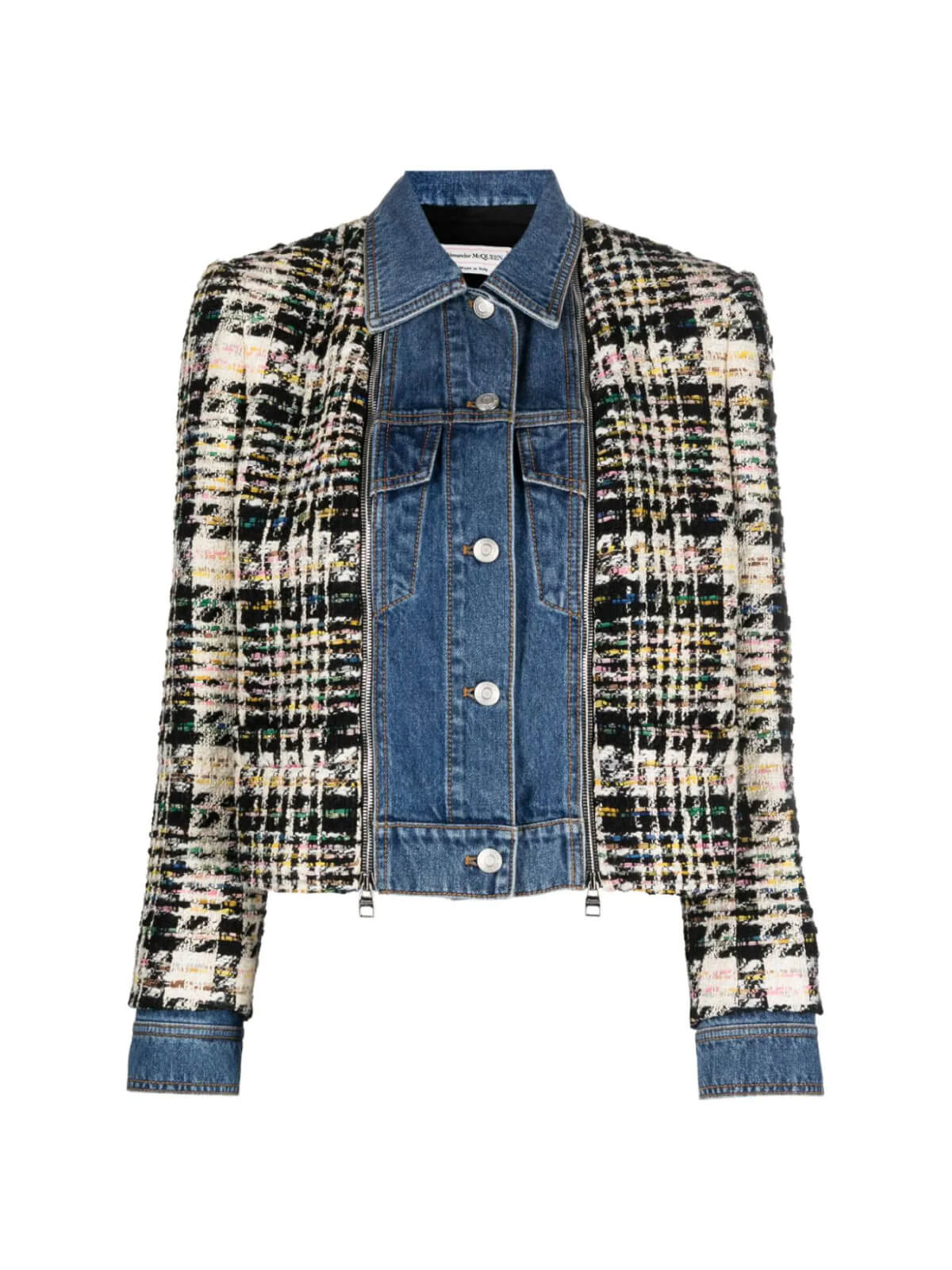 Hybrid Box Fit Tweed Jacket - Image 2