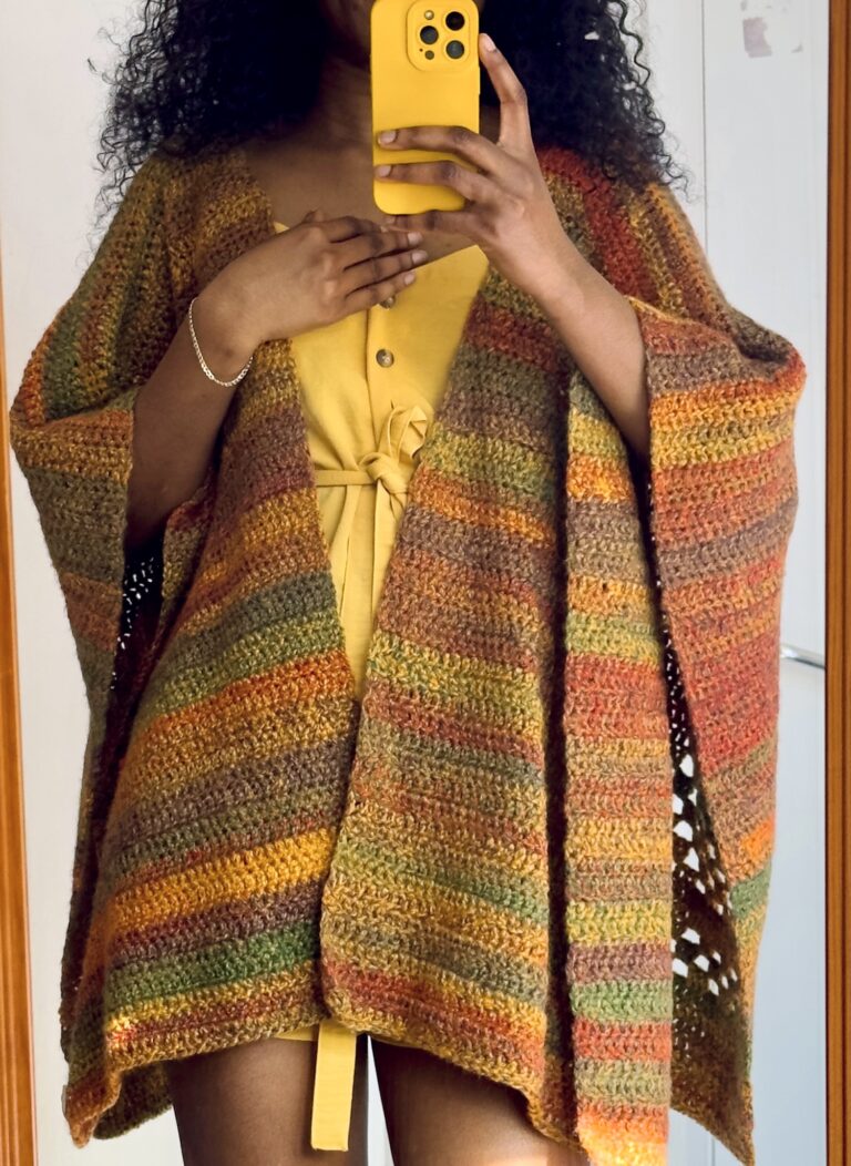 Fadashe Hand knit Poncho