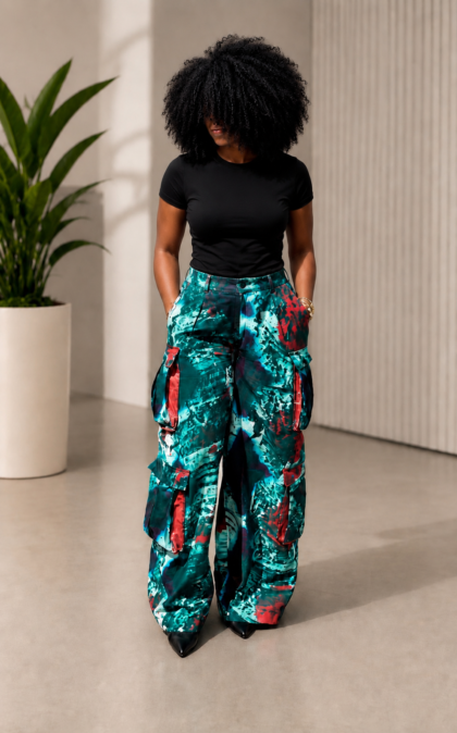 Iheoma Adire Cargo Pants